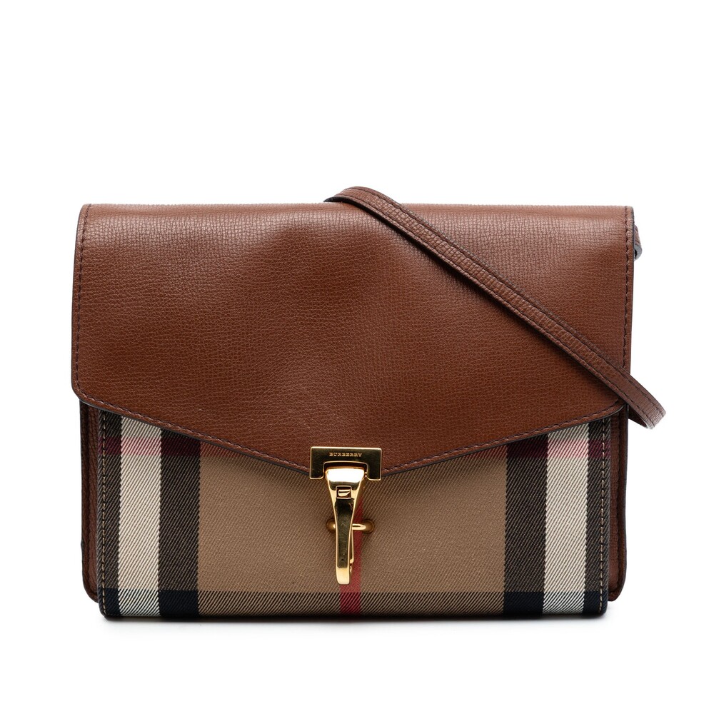 Burberry Small Leather And House Check #271668B46B